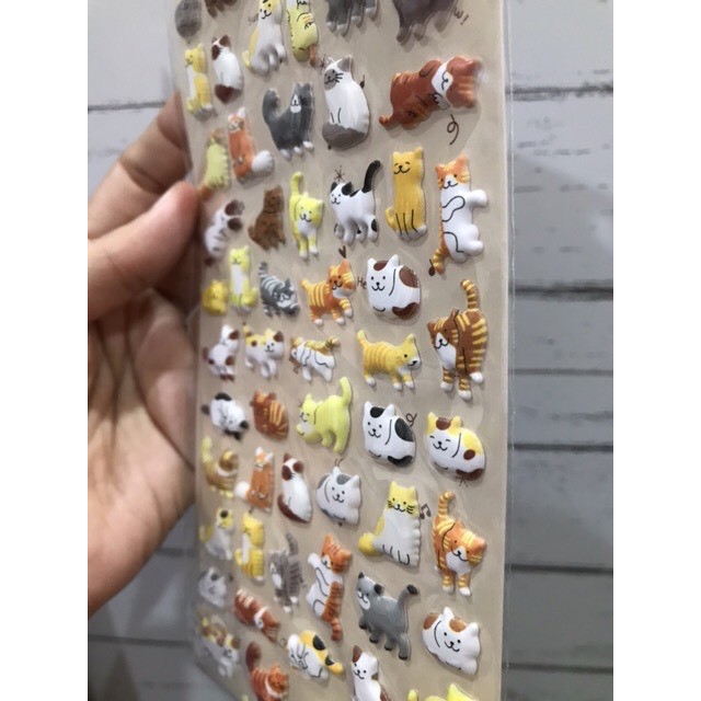 Sticker trang trí sổ tay, sổ nhật ký MOSHI MOSHI THÁI LAN