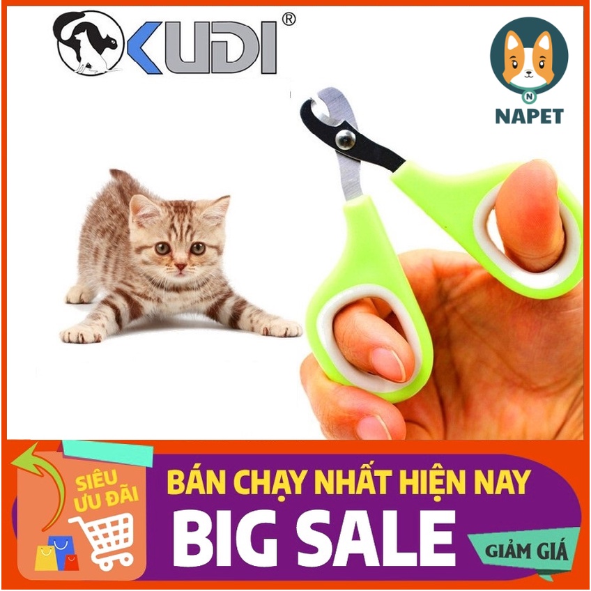 Kéo cắt móng làm bằng thép không gỉ cao cấp, bền, chắc chắn cho chó mèo dưới 5 kg