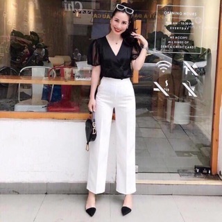 💯Mẫu QUẦN ỐNG RỘNG KHOÁ SƯỜN đang hot nhất năm nay😜