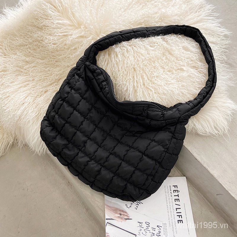 Túi Đeo Chéo Cỡ Lớn Bằng Cotton Thời Trang Cho Nữ