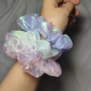 Dây cột tóc Scrunchies phản quang