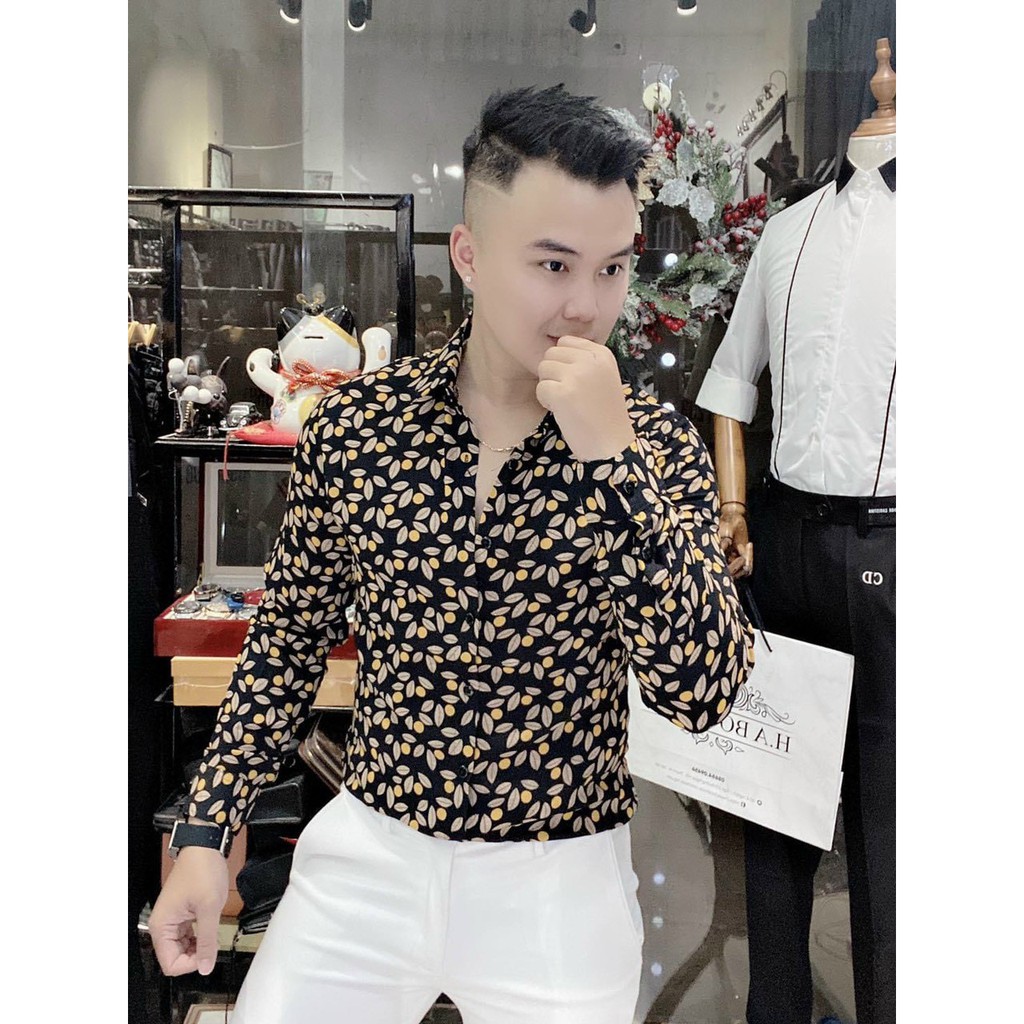 Áo Sơ Mi Nam Dài Tay In 3D Họa Tiết Vải Lụa Ép Thoáng Mát Ít Nhăn Phù Hợp Đi Chơi Đi Tiệc Sành Điệu | BigBuy360 - bigbuy360.vn