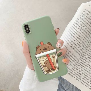 Ốp lưng iphone Gấu Trà Sữa Cực Cool
