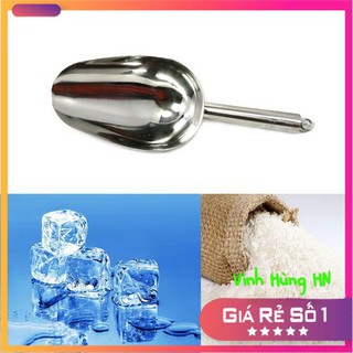 Combo 3 dụng cụ pha chế (gồm Xúc đá + thìa barspoon inox 2 đầu+ muỗng 10g)