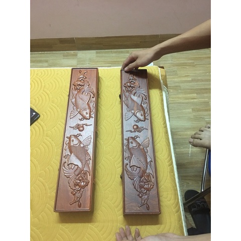 Hộp đựng phao câu đài gỗ hương đá  xịn xò.  Độc nhất  vô nhị của shop
