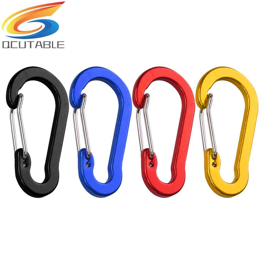 Set 6 Móc Khóa Leo Núi Đa Năng Bằng Hợp Kim Nhôm