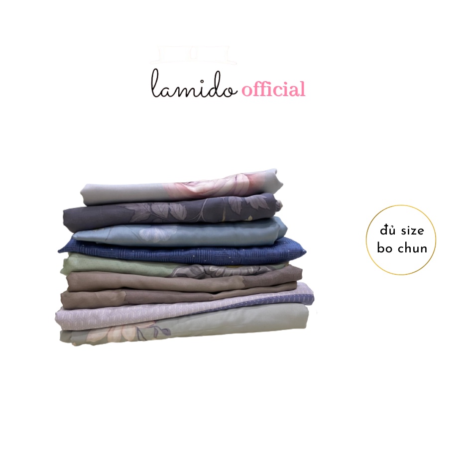 Ga giường/drap lụa tencel 80s cao cấp LAMIDO bo chun size nệm 1m4, 1m6, 1m8, 2m | BigBuy360 - bigbuy360.vn