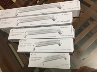Đèn led bể cá WRGB siêu sáng 6 hàng led