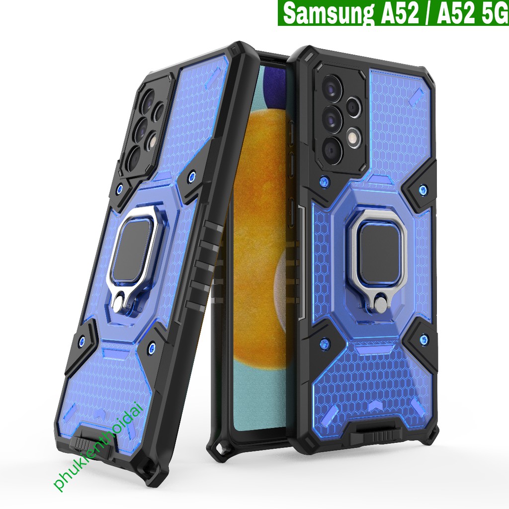 Ốp lưng Samsung A52 / A52 5G / A52s 5G tổ Ong Iring không gian mới chống sốc giá đỡ xem phim