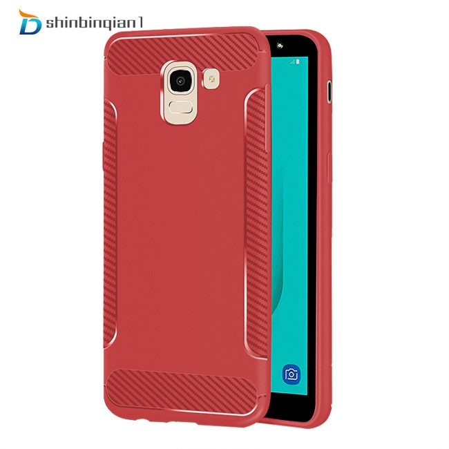 ốp điện thoại Tpu Matte Siêu Mỏng Chống Sốc Chống Trượt Cho Samsung J6 2018