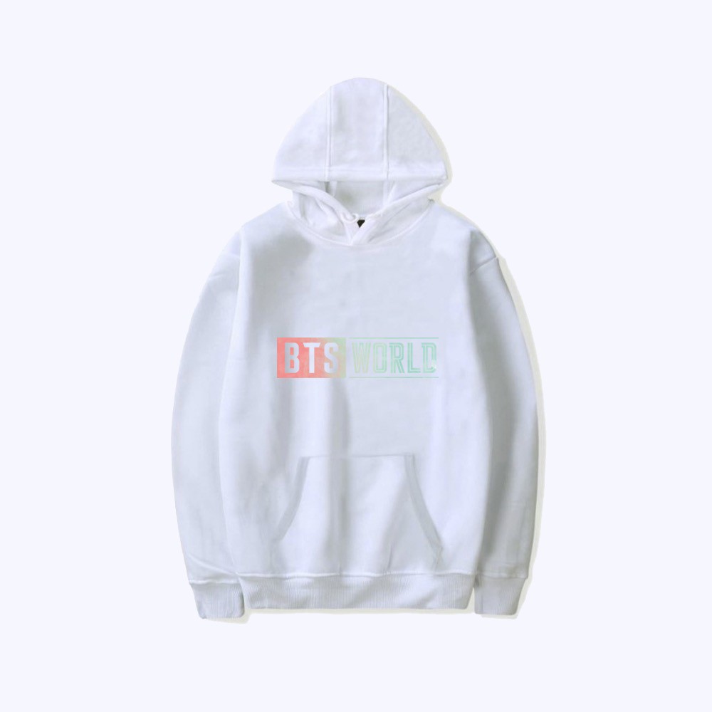 Áo Hoodie Nhung Màu Trơn In Logo Nhóm Nhạc Bts Thời Trang Thu Đông Mới Cho Nam Và Nữ