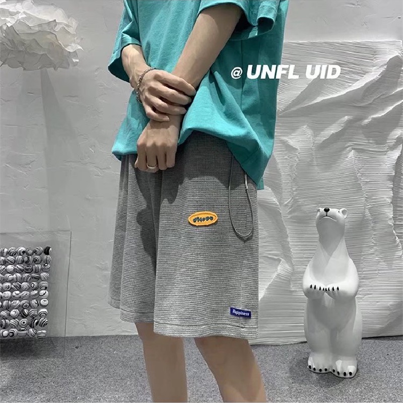 Quần Short Thể Thao Ống Rộng Lưng Thun Thoải Mái Thời Trang Phong Cách Hàn Quốc Cho Nam Size M-3XL