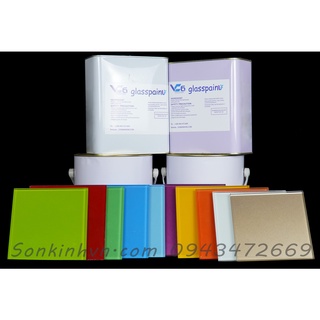 Sơn trên kính bộ 2kg.