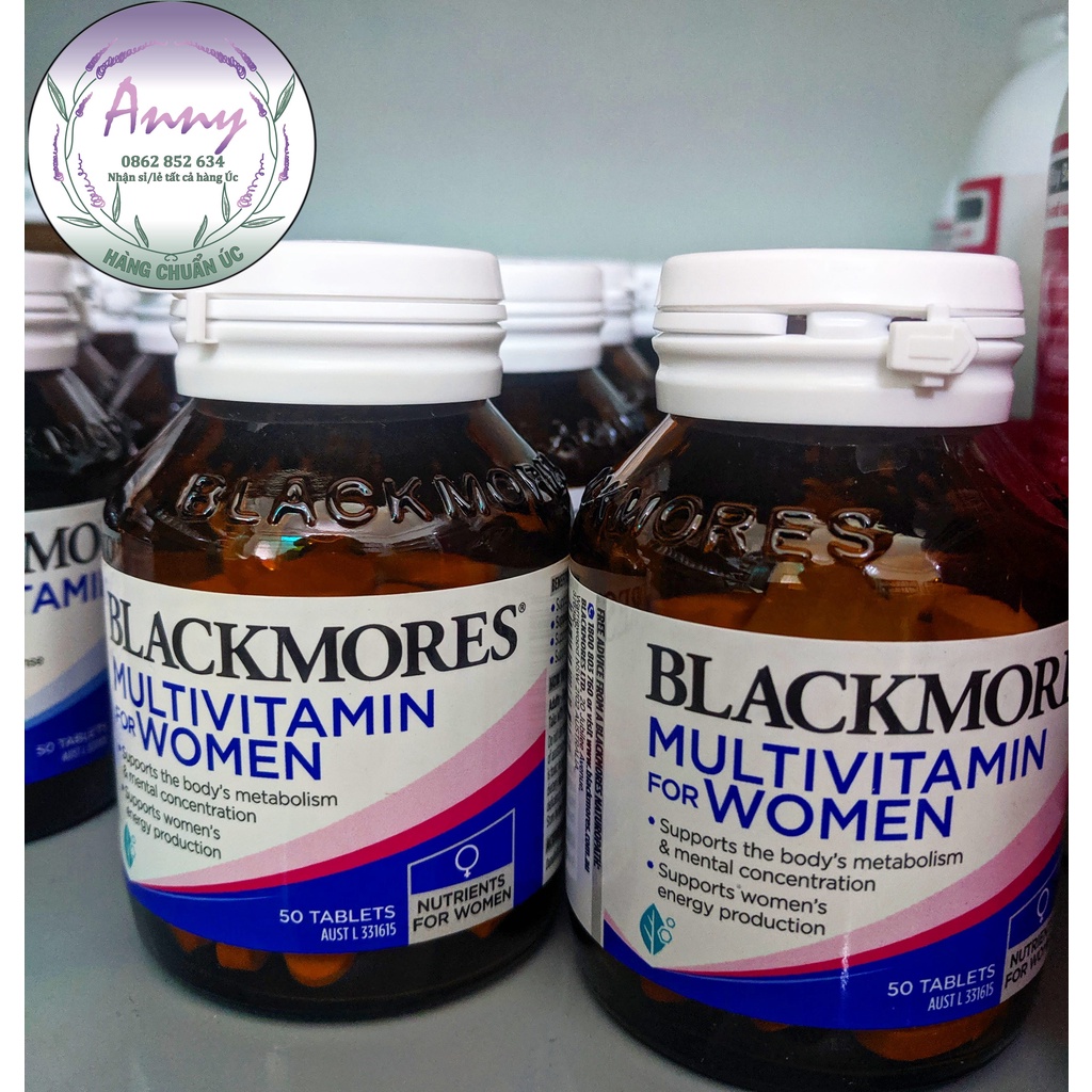 Viên Uống Vitamin Tổng Hợp Giành Cho Phụ Nữ - Blackmores Multivitamin For Women - 50 Viên
