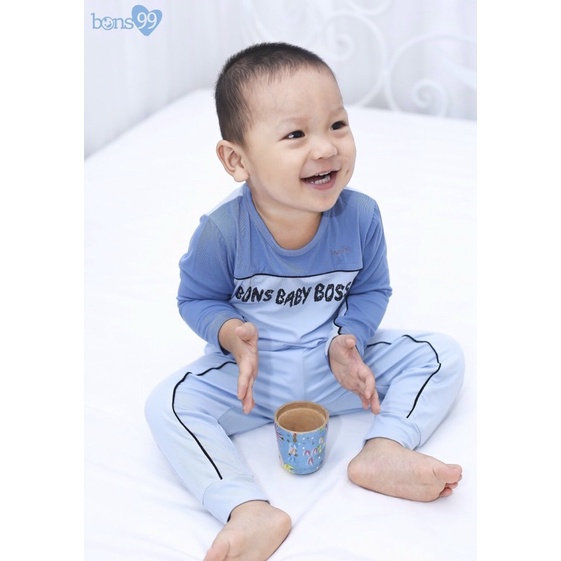 Bộ dài tay bé gái vải Petit Bons99 ( size 6M-3Y)