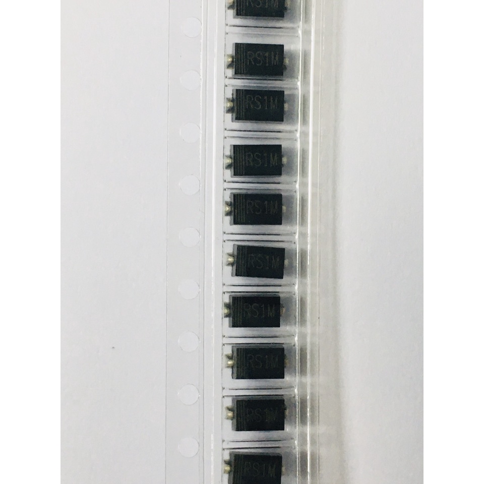 Diode Chuyển Mạch RS1M 1A 1000V SMA, SMAF Dán (Túi 10 con)