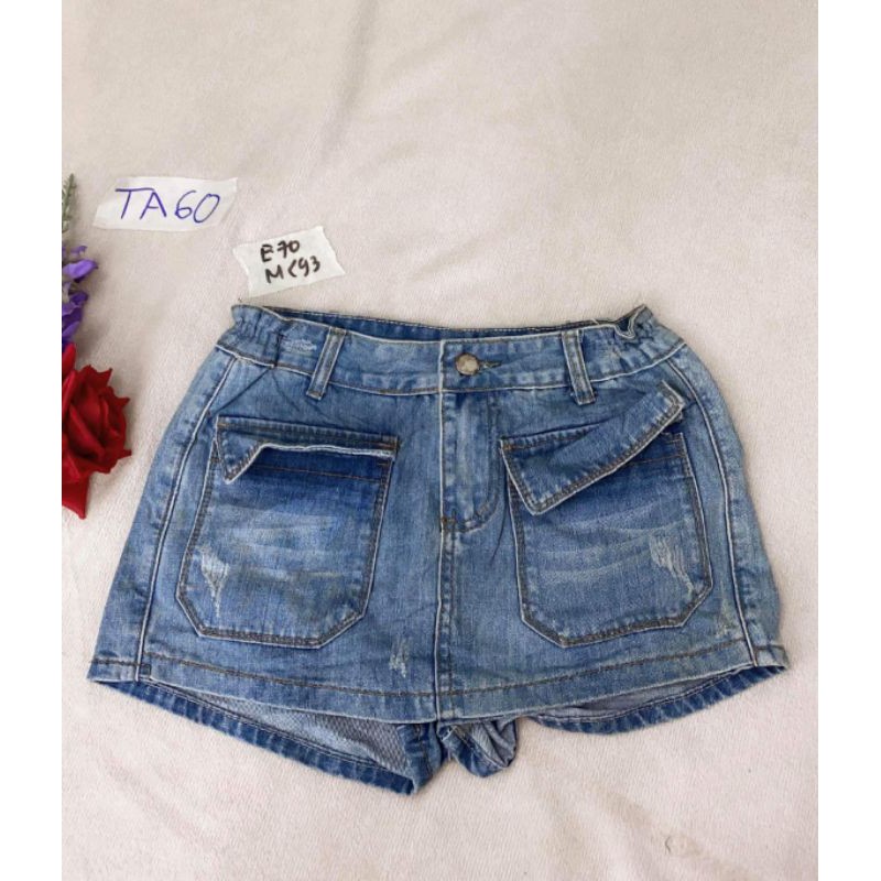 quần short jean giả váy (Eo 70). TA60