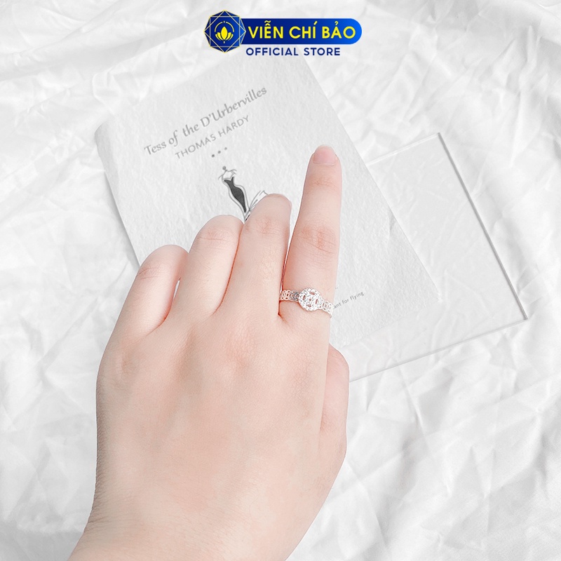 Nhẫn bạc nữ kim tiền may mắn chất liệu bạc 925 thời trang phụ kiện trang sức nữ thương hiệu Viễn Chí Bảo N400108