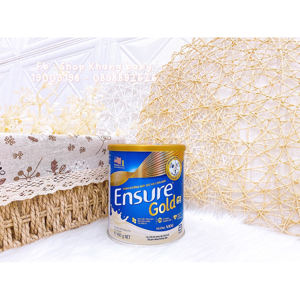 Sữa Ensure gold vani 400g Date mới 2023