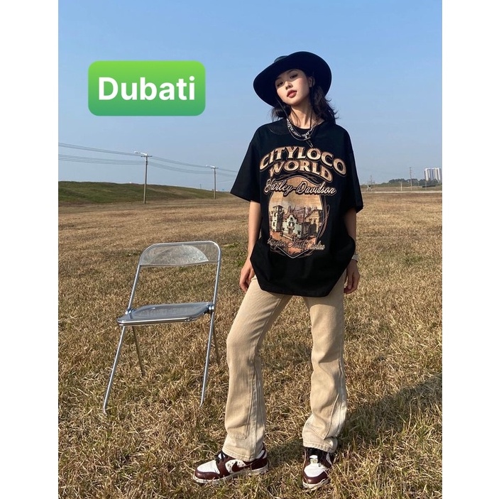 ÁO THUN NỮ NAM CITYLOCO PHOM FORM RỘNG TAY LỠ PHONG CÁCH HOT TREND 2023 - DUBATI FASHION