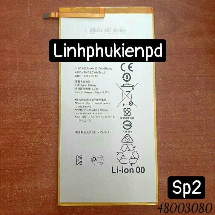 Pin máy tính bảng Mediapad M1 8.0 / S8-306L / T1-A21L / S8-301L / M2-801W / KOB-L09