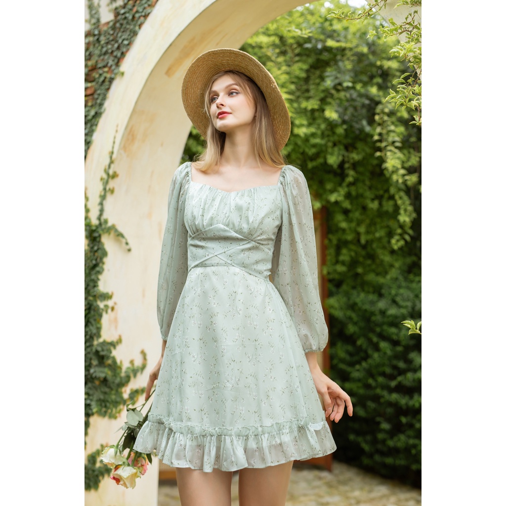 TIELA Đầm váy hoa cột nơ - Emma Dress