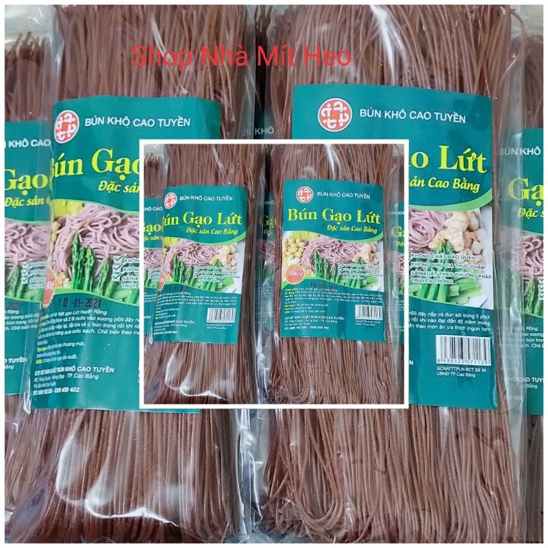 Mì Bún Gạo Lứt Cao Tuyền/ ĐS Cao Bằng sợi nhỏ hỗ trợ giảm cân,healthy gói 500g