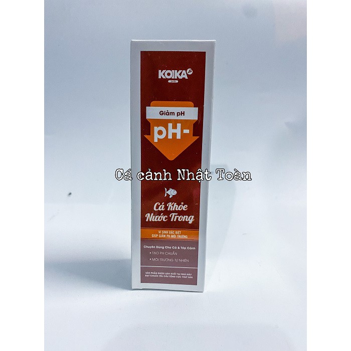 VI SINH GIẢM PH- KOIKA CÁ KHỎE TRONG NƯỚC 100ML