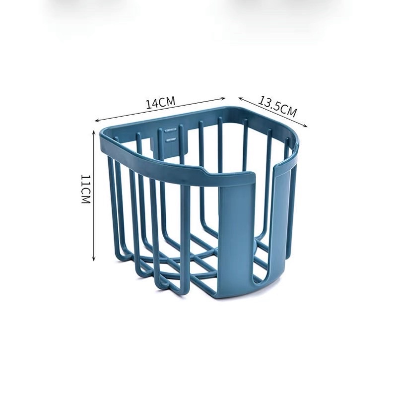 [Kho sỉ]  Giỏ treo dán tường đựng đồ đa năng cường lực 3380