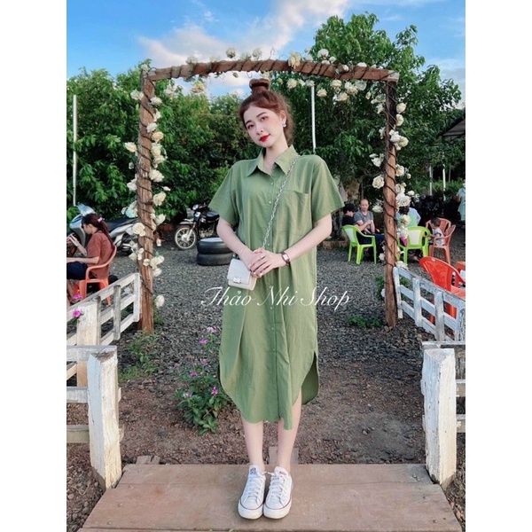 Đầm Sơ Mi suông