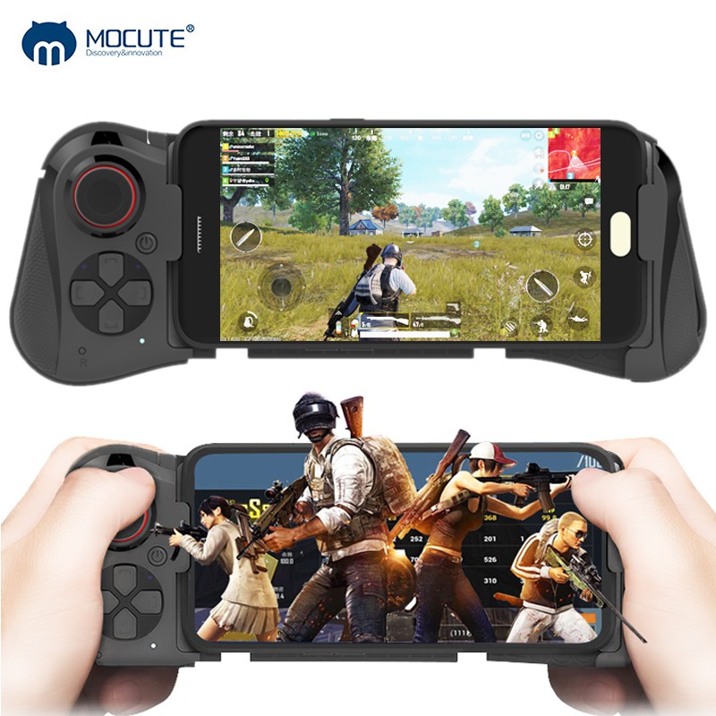 Mocute Gamepad 058 update 060 PUBG Controller for Cellphone Android Bluetooth Wireless Telescopic Joysticks cho iPhone IOS13.4