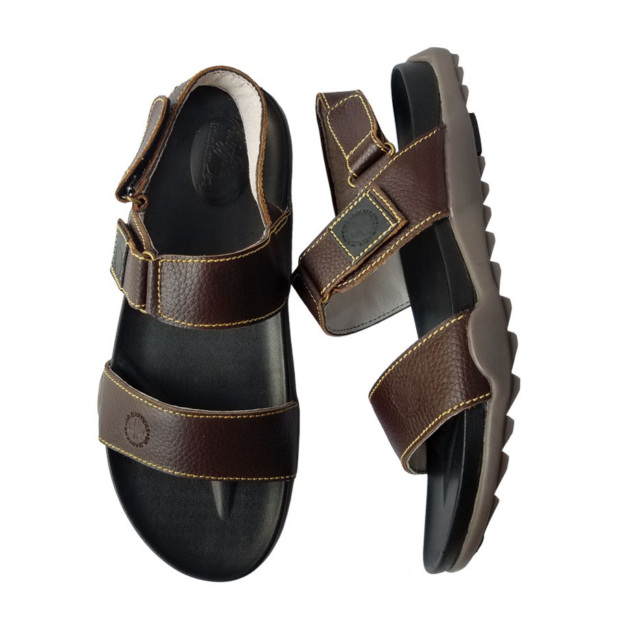 Giày sandal nam da bò đế doctor BIGBEN cao cấp SD37 -new221