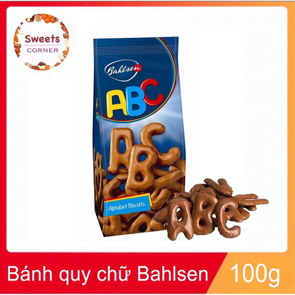 Bánh quy chữ Bahlsen Đức 100g