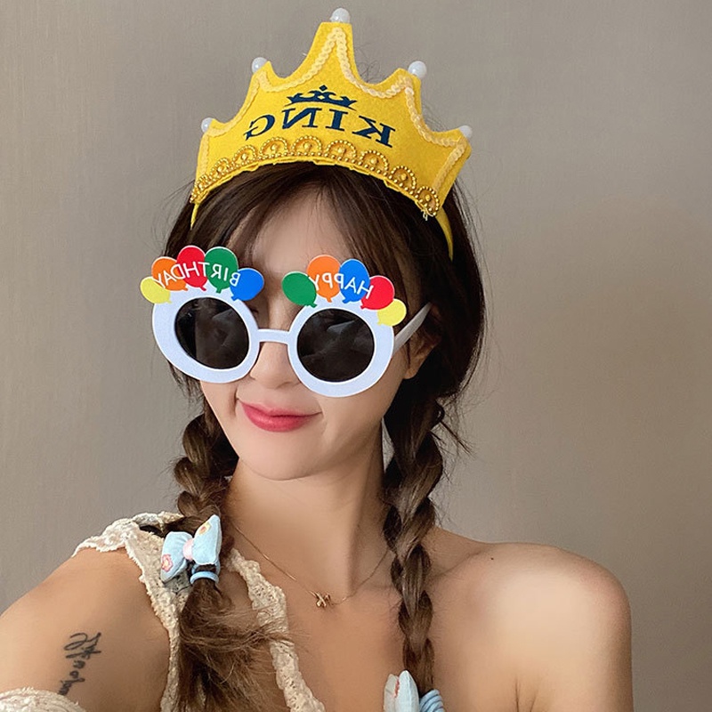 Nón Sinh Nhật Hình Vương Miện Sáng Tạo Vui Nhộn Thời Trang