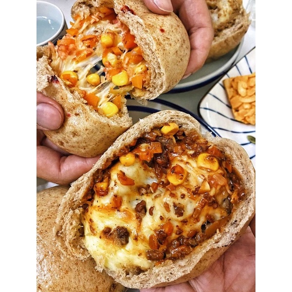 Bánh Bao Nguyên Cám Bò Phomai