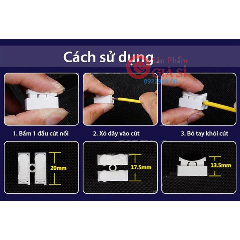 100 CHIẾC CÚT NỐI DÂY ĐIỆN CH-2 ❤️freeship❤️