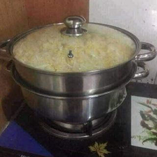 Nồi hấp.inox 2 tầng