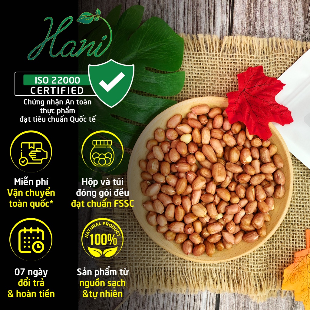 1kg Đậu Phộng Sống Sạch Không Chất Bảo Quản ( Lạc Tươi Loại 1) Hạt To  HANI FOOD