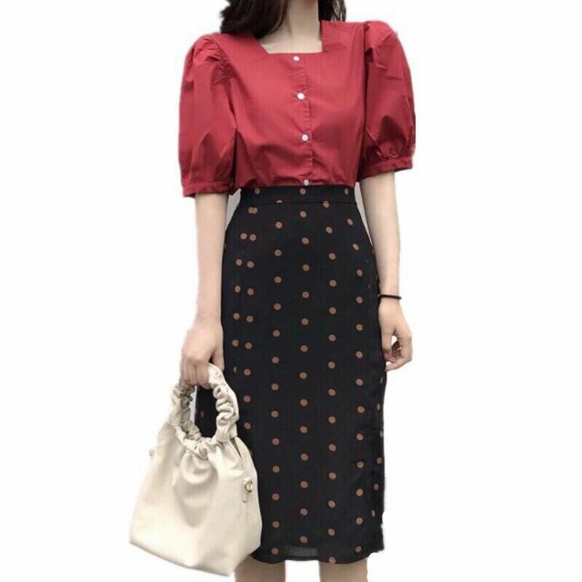 Sét áo tay phồng - CV bi hàng thiết kế