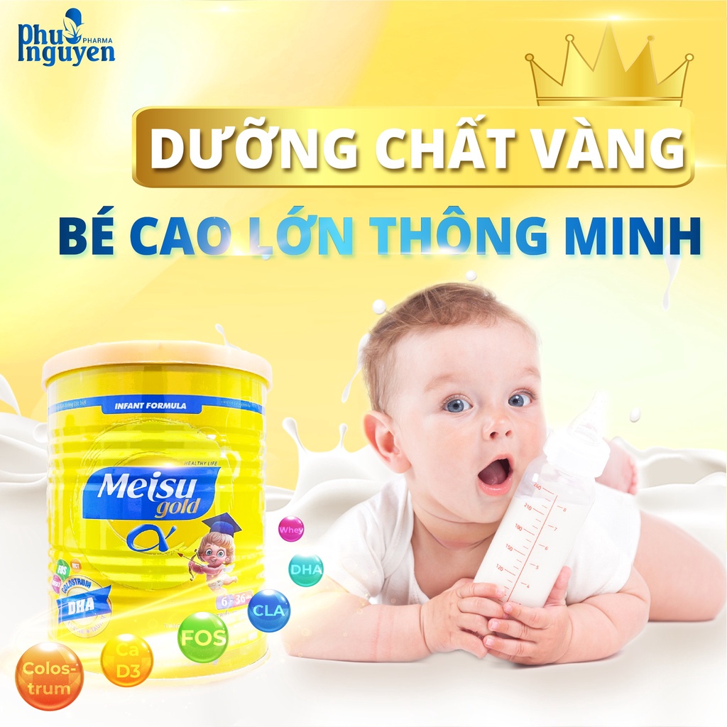 Sữa Bột Mejsu Gold Hỗ Trợ Tăng Trưởng Chiều Cao Giúp Trẻ Phát Triển Trí Não - 400g/900g