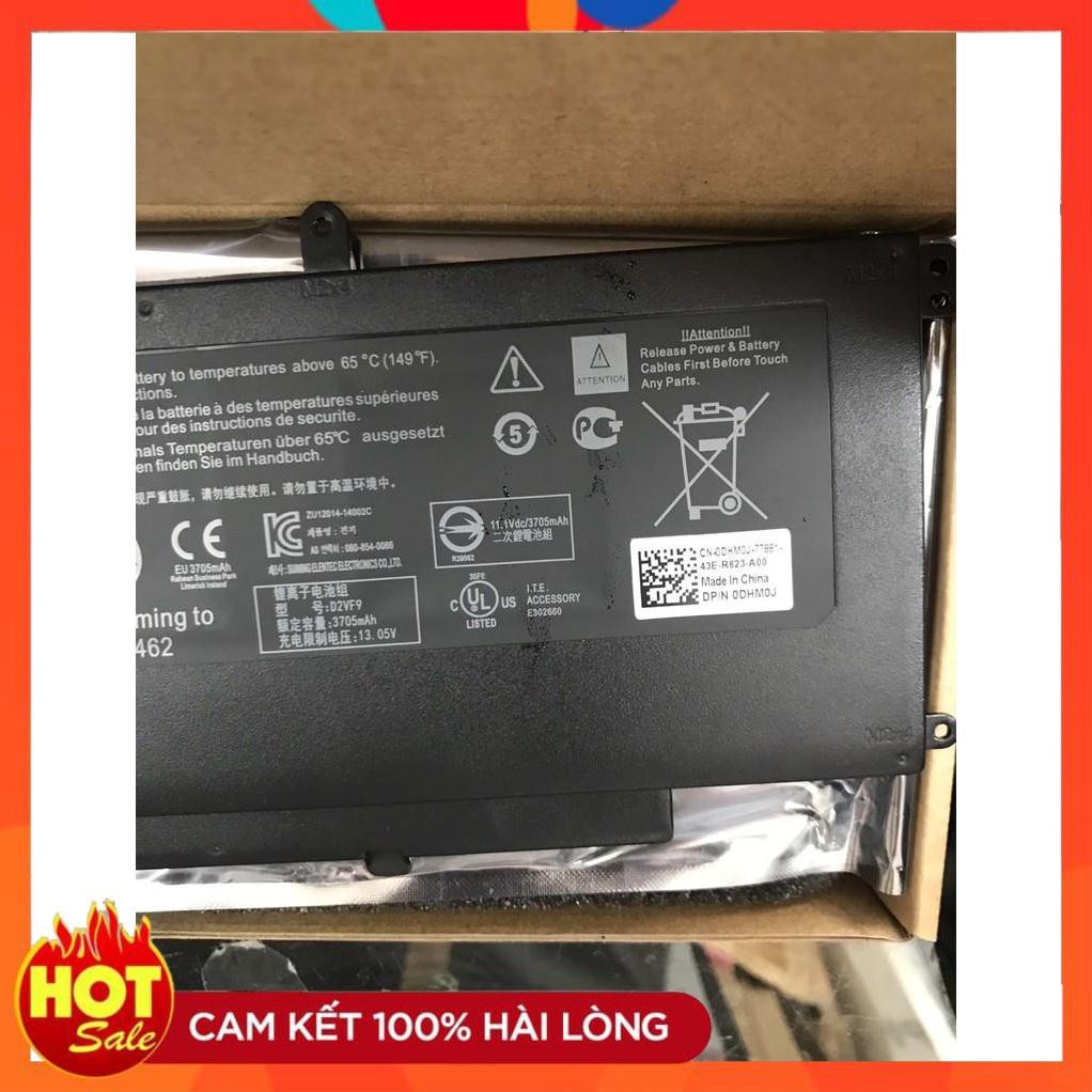 [Mã 273ELHA100K0 hoàn 7% đơn 500K]  HÀNG ZIN  Pin (Battery) Laptop Dell Inspiron 15 7547 7548 D2VF9 Original 43Wh