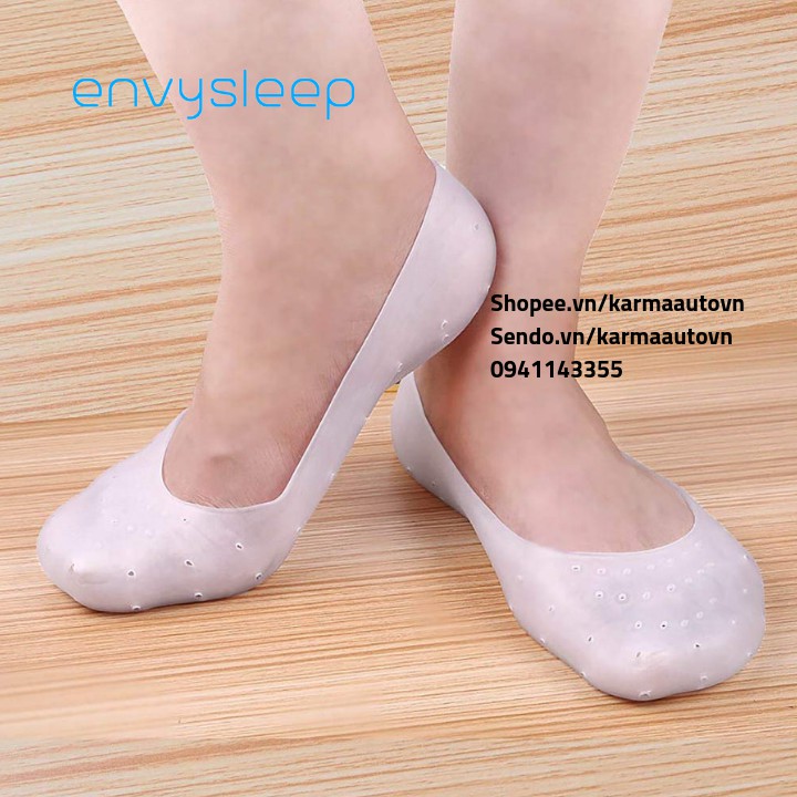 Tất/Vớ Silicon ENVYSLEEP cho bàn chân giữ ẩm giảm đau, giảm chai chống lão hóa da