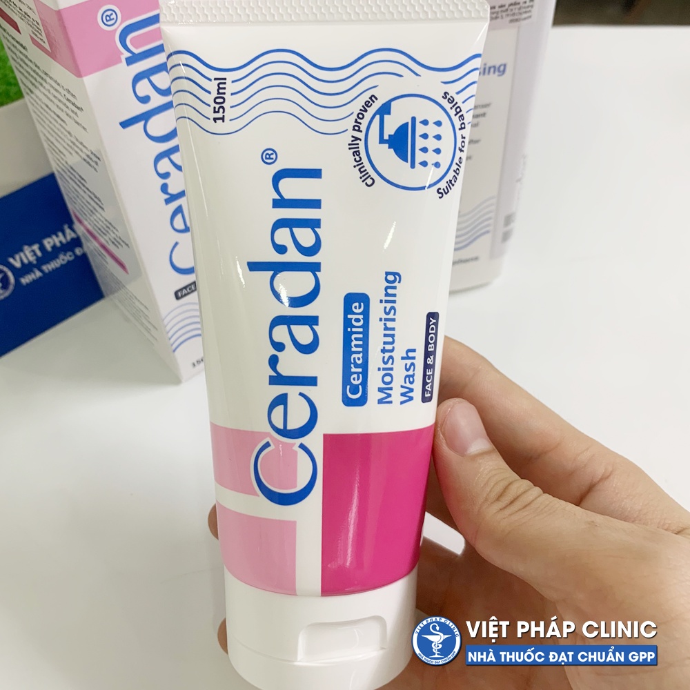 Sữa tắm dưỡng ẩm Ceradan cho trẻ em và người lớn - Ceradan Moisturising Body Wash