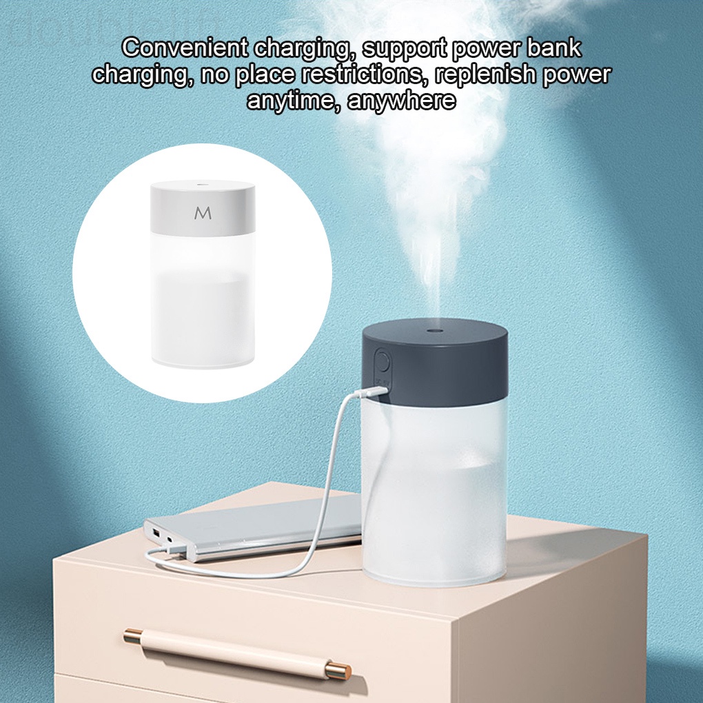 Máy phun sương tạo độ ẩm không khí có đèn led dung tích 260ml