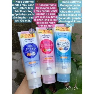 Sữa rửa mặt kose softymo