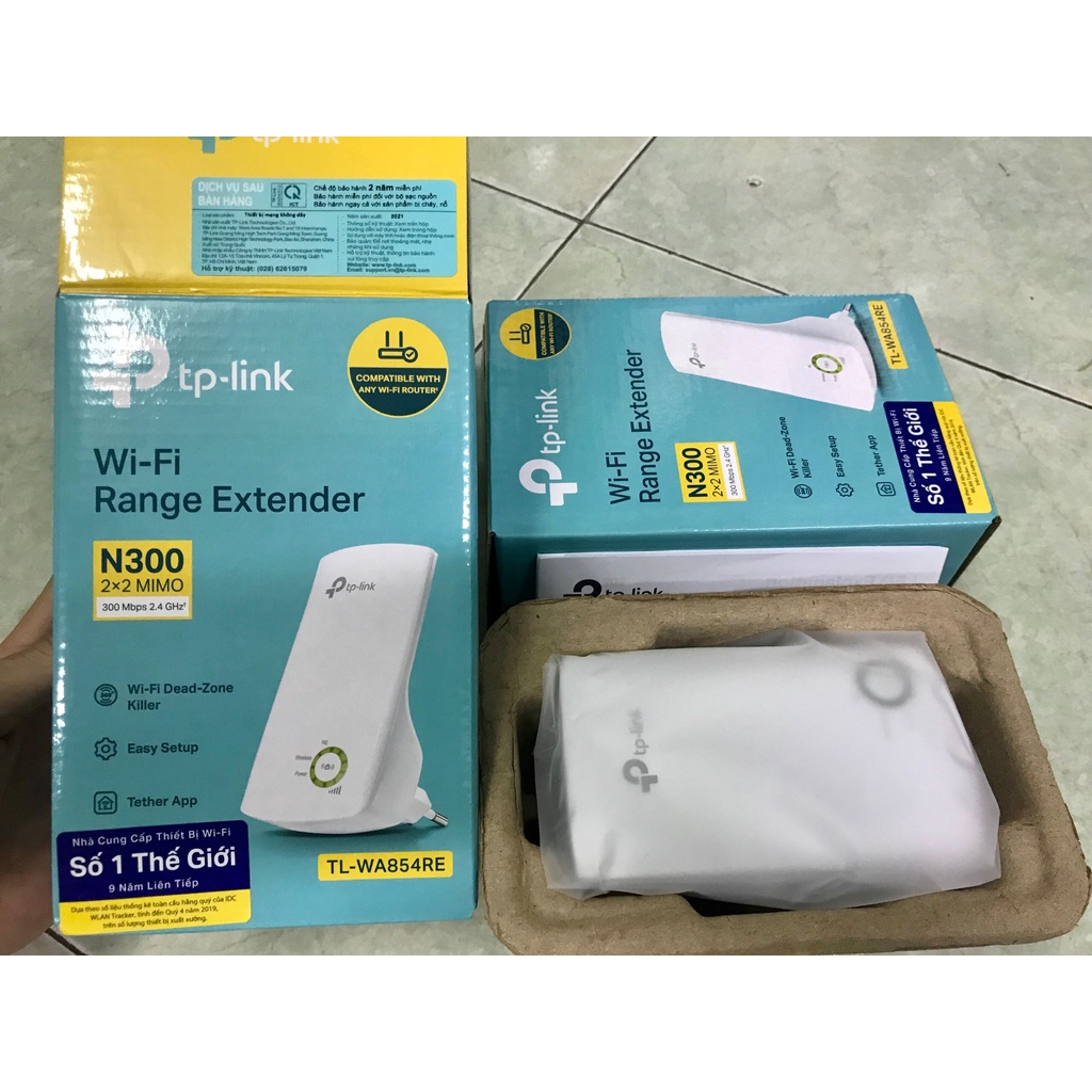 Bộ Mở Rộng Sóng Wi-Fi TPLink Tốc Độ 300Mbps TL-WA854RE