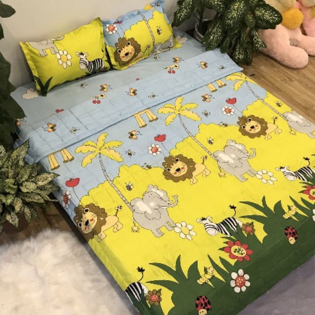 Combo ga + 2 vỏ gối cottog poly