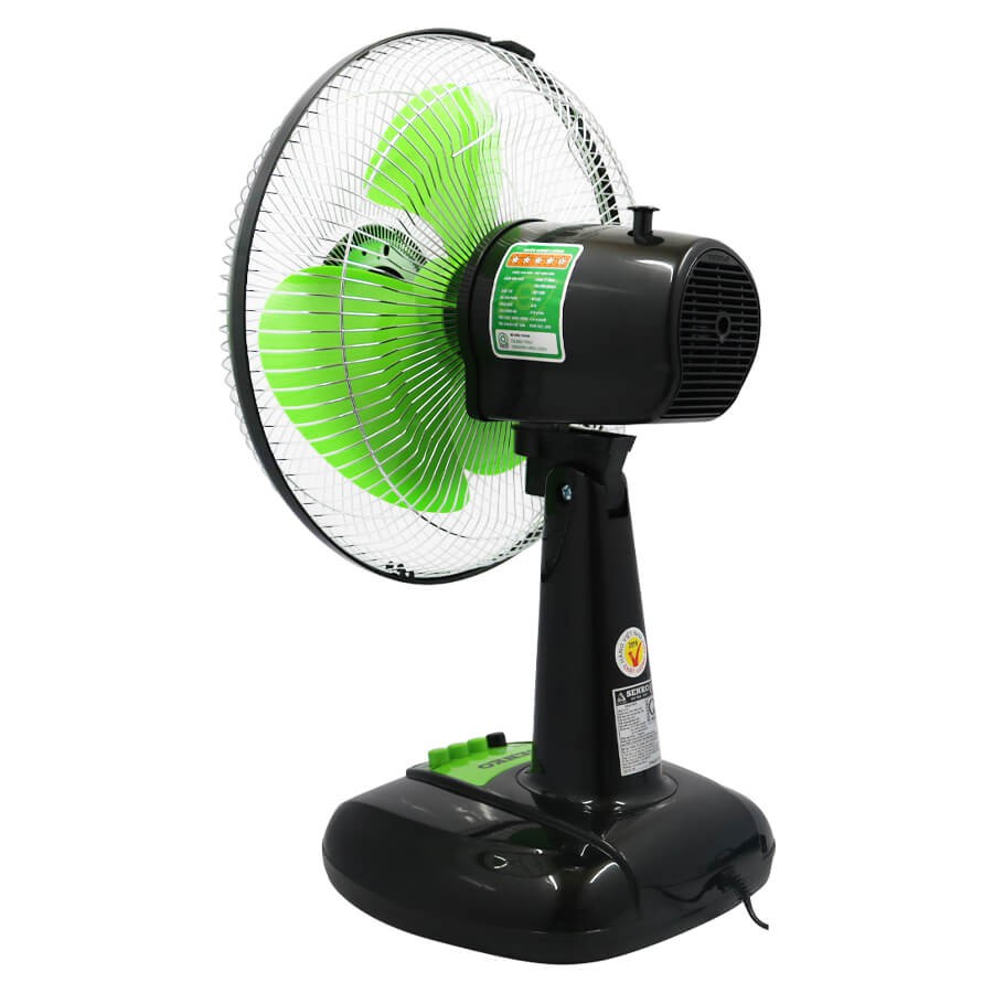 Quạt điện Senko để bàn tiện lợi lồng xi BX1212 màu ngẫu nhiên - Hàng Chính Hãng