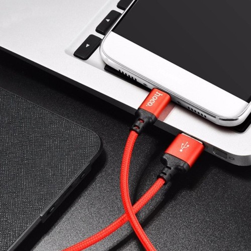 FREESHIP TỪ 50K_ Cáp Sạc Hoco X14 dòng 5V - 2A Dài 1M/2M Lightning cho iPhone | Micro USB | Type C