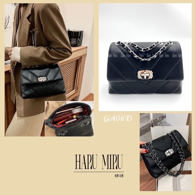 [Ảnh và clip thật] Túi xách da mềm medium size